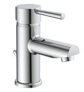 UNICORN ééngreepsmengkraan wastafel, chroom keramische schijven geluidsarme, verwisselbare 40 mm-cartouche met Eco-Click functie en kinderbeveiliging flexibele metalen aansluitslangen 400 mm afbeelding