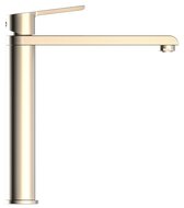 VITA ééngreepsmengkraan keuken, roestvrij staal look elegante kraan met extra hoge uitloop en draaibereik 360° keramische schijven geluidsarme, verwisselbare 25 mm cartouche mousseur CASCADE®