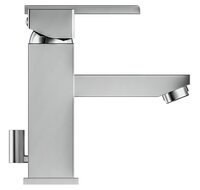 FROG ééngreepsmengkraan wastafel, chroom keramische schijven geluidsarme, verwisselbare 35 mm-cartouche flexibele metalen aansluitslangen 350 mm volgens DVGW/KTW-A 1 ¼" metalen-afvoerplug gro