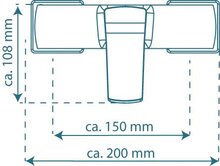 STILO ééngreepsmengkraan douche, chroom keramische schijven geluidsarme, verwisselbare 35 mm-cartouche ½" (Ø ca. 1,9 cm) verbinding voor doucheslang metalen greep garantie: 5 jaar