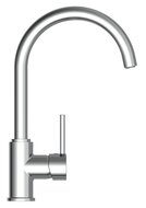 CASALLA ééngreepsmengkraan keuken met ronde uitloop, lage druk, chroom lage druk kraan - alleen geschikt voor lage druk boilers/kleine accumulatoren (onder wastafel model) met hoge ronde uitloop e
