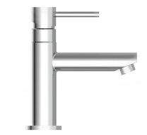 LAURANA koudwaterkraan wastafel, chroom keramische schijven geluidsarme, verwisselbare 25 mm-cartouche mousseur KIWA-gekeurd metalen greep garantie: 5 jaar