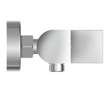 IDROVIA ééngreepsmengkraan douche, chroom keramische schijven geluidsarme, verwisselbare 35 mm cartouche ½" (Ø ca. 1,9 cm) verbinding voor doucheslang zijdelingse metalen greep garantie: 5 j
