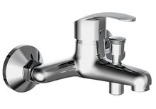SIRANI ééngreepsmengkraan bad, chroom keramische schijven geluidsarme, verwisselbare 35 mm cartouche ½" (Ø ca. 1,9 cm) verbinding voor doucheslang metalen greep garantie: 5 jaar afbeelding