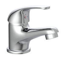 ATHOS PLUS ééngreepsmengkraan wastafel, chroom keramische schijven geluidsarme, verwisselbare 35 mm-cartouche mousseur "Made in Germany" flexibele metalen aansluitslangen volgens DVGW/KTW-A afbeelding
