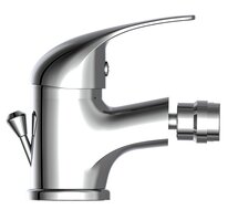 ATHOS PLUS ééngreepsmengkraan bidet, chroom keramische schijven geluidsarme, verwisselbare 35 mm-cartouche mousseur "Made in Germany" flexibele metalen aansluitslangen volgens DVGW/KTW-A 1 ¼