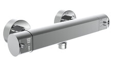 VITA thermostatische mengkraan douche, chroom keramisch ½" ventiel bovenstuk uitwisselbaar thermostaat element temperatuurschaal veiligheidsstop op 38°C Innovatieve Keep-Cool technologie bes afbeelding