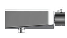 OCEAN thermostatische mengkraan douche met planchet, chroom-wit
