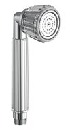 ANTEA handdouche, 2 functies, chroom antikalk nozzles 2 selecteerbare jets douchekop: Ø ca. 6 cm inclusief waterbesparende pakking - tot wel 50% minder water verbruik ½" (Ø ca. 1,9 cm) verbi afbeelding