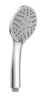 NAPOLI handdouche, 3 functies, chroom antikalk nozzles 3 selecteerbare jets douchekop: Ø ca. 7,3 cm inclusief waterbesparende pakking - tot wel 50% minder water verbruik ½" (Ø ca. 1,9 cm) ve afbeelding