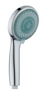 GALAXIS LED-handdouche, 3 functies, 7 kleuren, chroom antikalk nozzles 3 functies douchekop: Ø ca. 11 cm 7 verschillende kleuren (groen - blauw - lichtgroen - paars - rood - lichtblauw - turko afbeelding