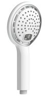 POLARIS LED-handdouche met temperatuurweergave, wit-chroom antikalk nozzles handdouche met LED lichten en digitale temperatuurweergave douchekop: Ø ca. 12 cm Kleurwisseling - 3 kleuren en in 3 afbeelding