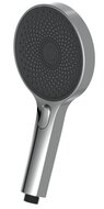 SAMOA RAIN handdouche, 3 functies, chroom-antraciet antikalk nozzles 3 selecteerbare jets douchekop: Ø ca. 13 cm inclusief waterbesparende pakking - tot wel 50% minder water verbruik ½" (Ø c afbeelding