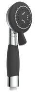VITAL handdouche met anti-slip handgreep, 4 functies, chroom antikalk nozzles 3 selecteerbare jets en waterstop functie douchekop: Ø ca. 8,5 cm met anti-slip handgreep en extra groot straalreg afbeelding