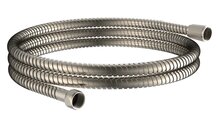 HOGAFLEX M-2 doucheslang van metaal, roestvrij staal afmetingen: ca. 200 cm ½" (Ø ca. 1,9 cm) standaard aansluiting inclusief waterbesparende pakking - tot wel 50% minder water verbruik garan afbeelding