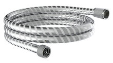 HOGAFLEX K-3 doucheslang, kunststof, chroom-wit lengte: ca. 150 cm ½" (Ø ca. 1,9 cm) standaard aansluiting inclusief waterbesparende pakking - tot wel 50% minder water verbruik garantie: 3 jaa afbeelding