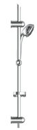 FRESH doucheset, 70 cm stang, 8 functies, chroom antikalk nozzles 7 functies en waterstop functie douchekop: Ø ca. 9 cm douchestang van metaal, lengte: ca. 70 cm wandbevestiging in hoogte ve