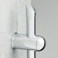 FRESH doucheset, 70 cm stang, 8 functies, chroom antikalk nozzles 7 functies en waterstop functie douchekop: Ø ca. 9 cm douchestang van metaal, lengte: ca. 70 cm wandbevestiging in hoogte ve