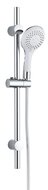 LIANA doucheset, 5 functies, stang 70 cm, chroom antikalk nozzles 5 selecteerbare jets douchekop: Ø ca. 11.5 cm stang van metaal, ca. 70 cm eenvoudige montage door wandbevestiging in hoogte afbeelding