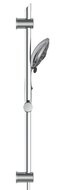 FLORENZ doucheset, 5 functies, stang 70 cm, chroom antikalk nozzles 5 functies en knop voor waterstop functie douchekop: Ø ca. 15 cm metalen douchestang, lengte: ca. 70 cm wandbevestiging in