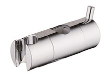 BH-5PR glijder voor douchestang, chroom van ABS, kunststof voor douchestangen met 22 mm diameter garantie: 3 jaar afbeelding