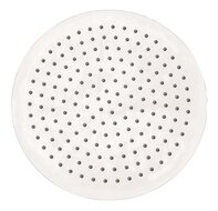 SUMATRA hoofddouche, chroom antikalk nozzles supervlakke hoofddouche van roestvrij staal hoofddouche: Ø ca. 30 cm kogelgewricht ½" (Ø ca. 1,9 cm) aansluiting garantie: 5 jaar afbeelding