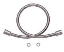 HOGAFLEX A-1 veiligheidsdoucheslang, chroom ½" conus x 0,80 m x ½" conus kreukvast warmwateresistent tot wel 75°C garantie: 5 jaar afbeelding
