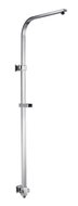 MONACO douchestang voor hoofddouche, chroom lengte: ca. 90-120 cm ½" (Ø ca. 1,9 cm) aansluiting omsteller (wissel van hoofddouche en handdouche) glijder voor douchestang garantie: 5 jaar afbeelding