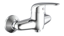 MAGNA ééngreepsmengkraan douche, chroom keramische schijven geluidsarme, verwisselbare 40 mm-cartouche ½" (Ø ca. 1,9 cm) verbinding voor doucheslang metalen greep garantie: 5 jaar afbeelding