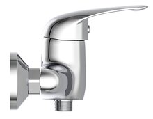 MAGNA ééngreepsmengkraan douche, chroom keramische schijven geluidsarme, verwisselbare 40 mm-cartouche ½" (Ø ca. 1,9 cm) verbinding voor doucheslang metalen greep garantie: 5 jaar