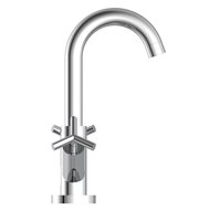 ELIOT tweegreepskraan wastafel, chroom