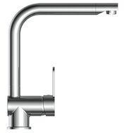 RIO ééngreepsmengkraan keuken, montage van boven, chroom elegante kraan met hoge uitloop en draaibereik 360° comfortabele installatie door eenvoudige montage van bovenzijde cold-start functie -