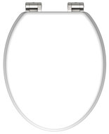 MDF WC-bril SPIRIT WHITE met soft-close, wit mat lange levensduur: extreem onbreekbaar en krasbestendig comfort en functie: geruisloos sluiten dankzij de automatische valrem eenvoudig schoon te afbeelding