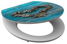MDF High Gloss WC-bril SHELL HEART met soft-close lange levensduur: extreem onbreekbaar en krasbestendig comfort en functie: geruisloos sluiten dankzij de automatische valrem eenvoudig schoon te