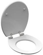 MDF High Gloss WC-bril OASIS met soft-close lange levensduur: extreem onbreekbaar en krasbestendig comfort en functie: geruisloos sluiten dankzij de automatische valrem eenvoudig schoon te maken