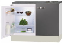 Kitchenette 120cm EMMA incl inbouw koelkast RAI-049 afbeelding
