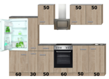 Keuken Compleet Beuken 300cm HRG-51129 afbeelding
