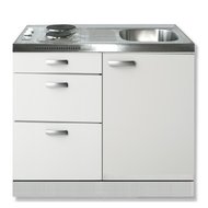 Keukenblok Lagos wit hoogglans 100cm afbeelding