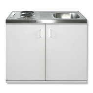 Minikeuken-Wit-100x60-+-RVS-aanrechtblad-en-e-kookplaat-RAI-199 Minikeuken-Wit-100x60-+-RVS-aanrechtblad-en-e-kookplaat-RAI-199