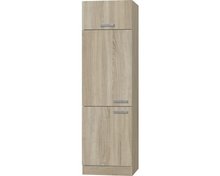 Hogekast / koelkastkast Napels acacia-Decor (BxHxD) 60,0x206,8x57,1 cm HRG-0195 afbeelding