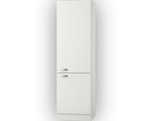 Hoge kast Lagos White satin (BxHxD) 60,0 x 206,8 x 57,1 cm H606-9 afbeelding