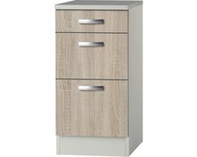 Onderkast met 3 laden Padua licht eiken ruw (BxHxD) 40,0x84,8x60,0 cm HRG-5125 afbeelding