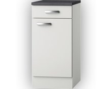 Onderkast Lagos White Glans (BxHxD) 40 x 84,8 x 60,0 cm U406-9 afbeelding