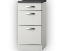 Onderkast Lagos White Glans (BxHxD) 40,0 x 84,8 x 60,0 cm OPTI-125 afbeelding