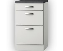Onderkast Lagos White Glans (BxHxD) 50,0 x 84,8 x 60,0 cm OPTI-125 afbeelding