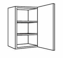 Wandkast 90 cm hoog 50 cm