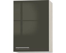 Wandkast Antraciet Hoogglans 50,0x70,4x34,9 cm RAI-03218 afbeelding