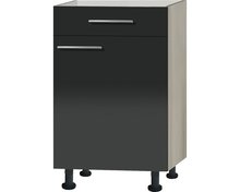 Onderkast met la antraciet hogglans 50,0x87,0x58,4 cm RAI-448569 afbeelding