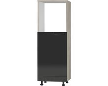 Hogekast voor koelkast en Oven Antraciet hoogglans 60x173,4x58,4cm rai-44039 afbeelding