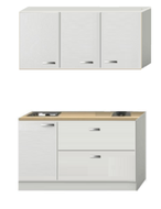 Kitchenette-Wit-hoogglans-140cm-met-schuif-laden-KIT-384 Kitchenette-Wit-hoogglans-140cm-met-schuif-laden-KIT-384